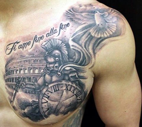 Tatouage de gladiateur