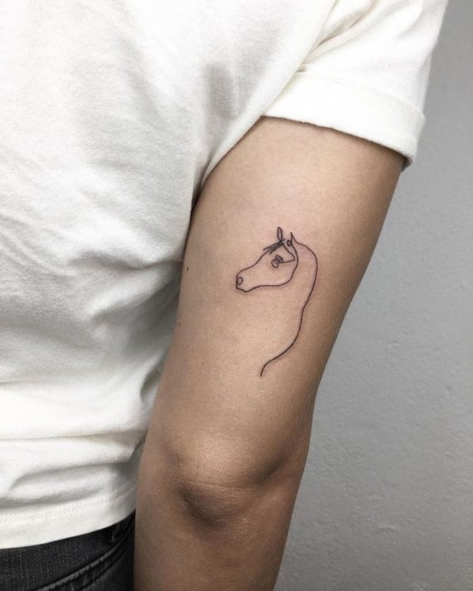 tatouage année du cheval