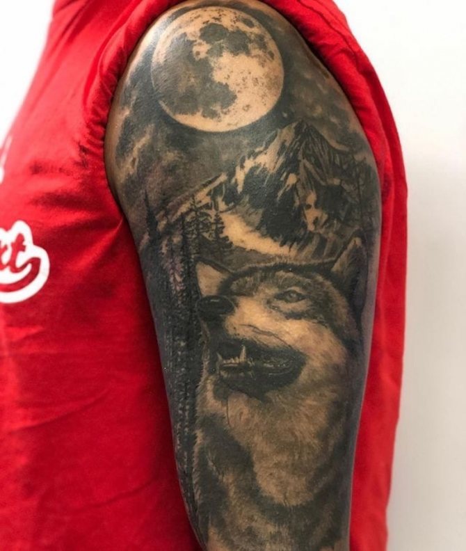 croquis de tatouages de montagnes