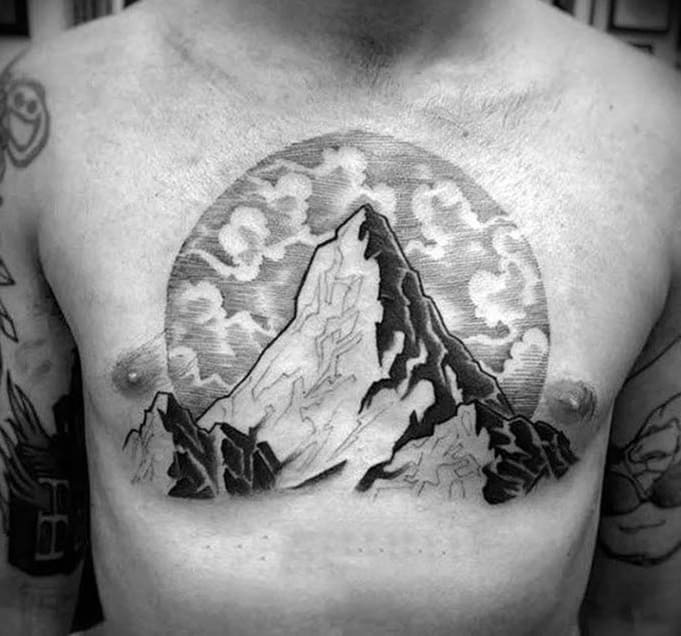 Signification du tatouage d'une montagne en prison