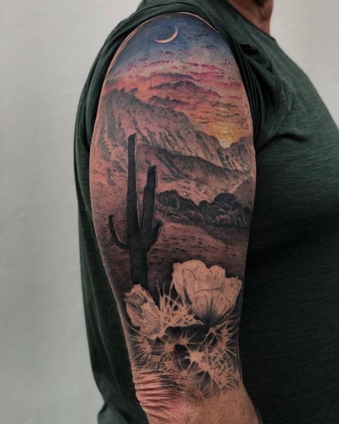 signification du tatouage de montagne