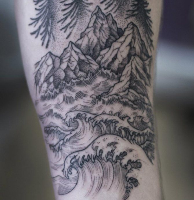 graphisme de tatouage