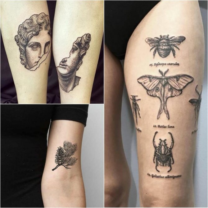 Gravure de tatouage - Tatouage pour les filles - Gravure de tatouage pour les femmes