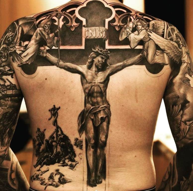 tatouage de jesus christ