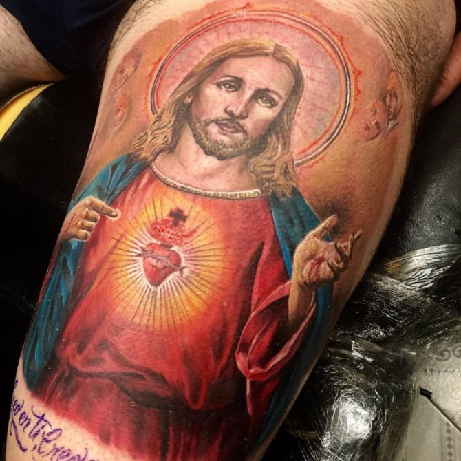 tatouage jesus