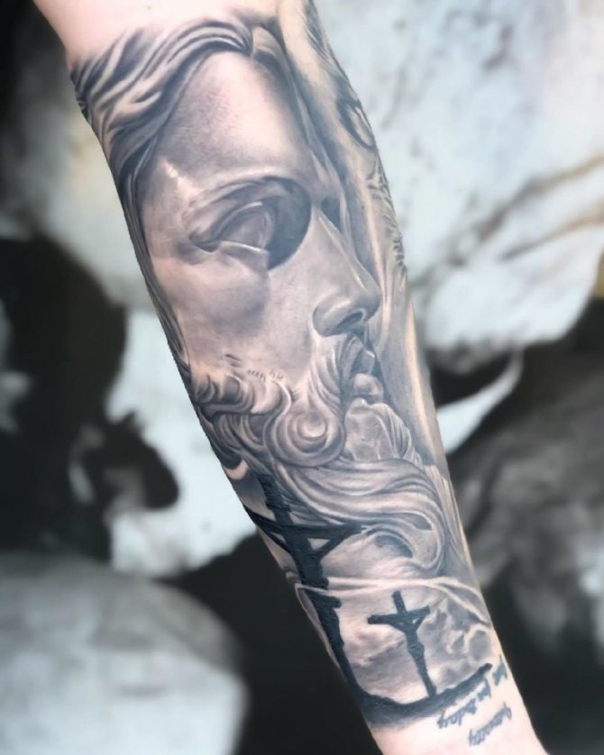 tatouage de jesus christ
