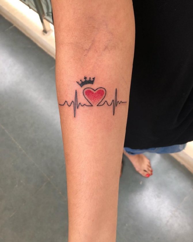 tatouage du pouls sur le poignet