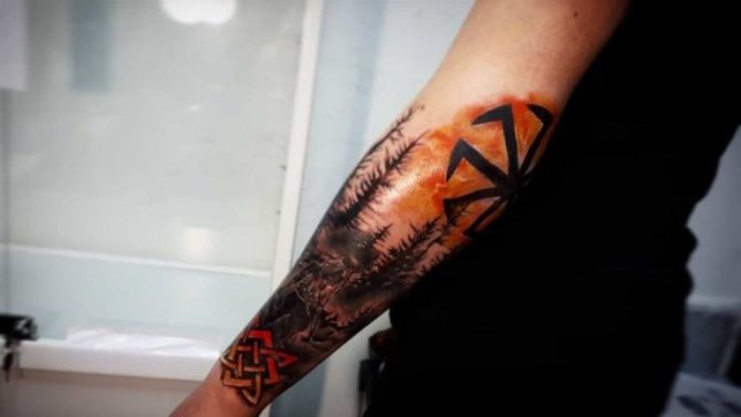 tatouage d'une tête de rotor
