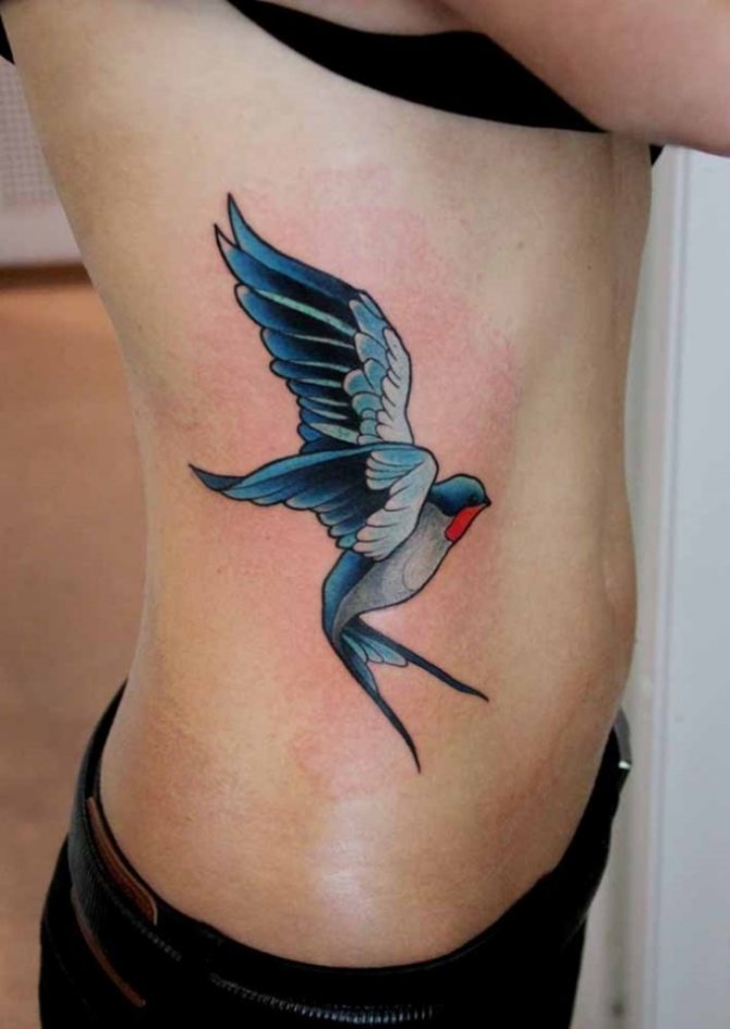 Tatouage boussole et hirondelle : signification, croquis homme et femme