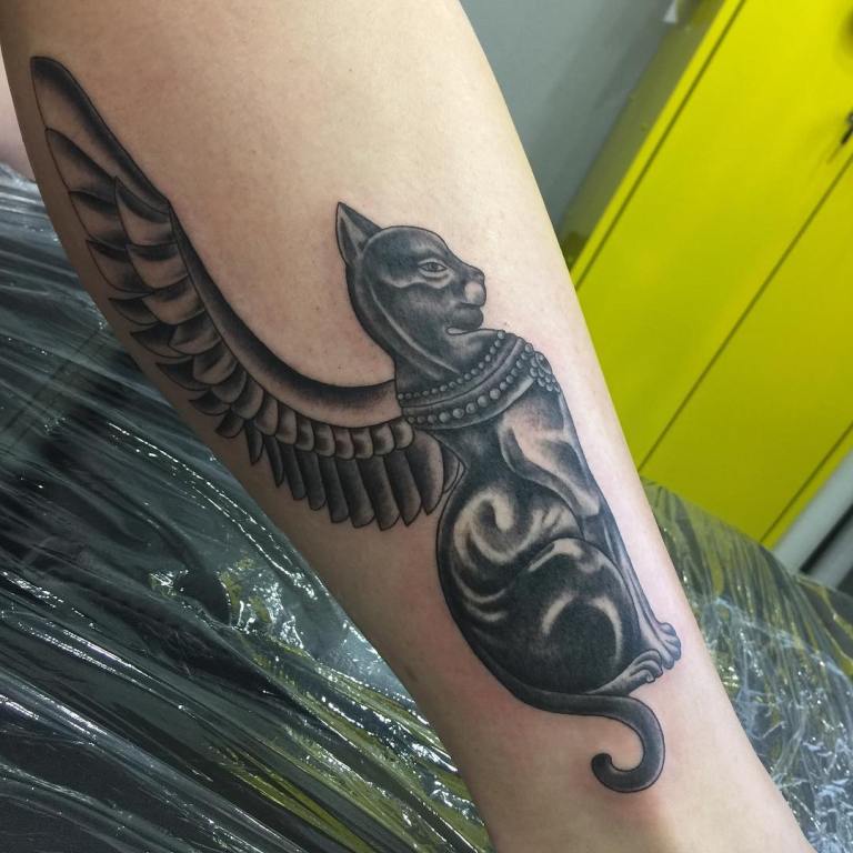 tatouage de chaton