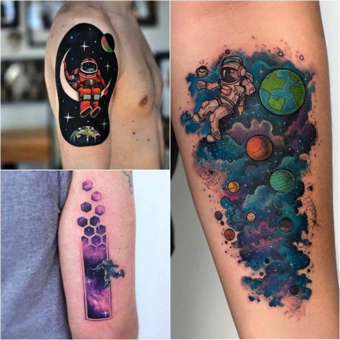 Tattoo Space - Tattoo cosmonaute - Tattoo cosmonaute