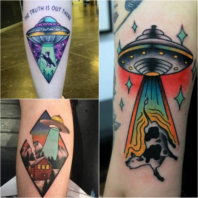 Tattoo Outer Space - Tattoo Ovni - Tattoo Ovni