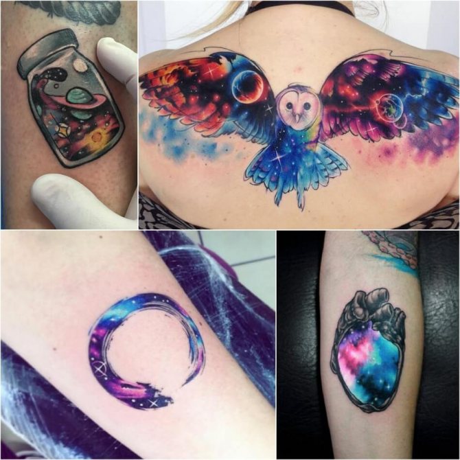 Tatouage spatial - Tatouage spatial féminin - Tatouage spatial pour les filles