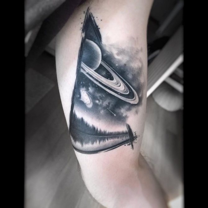 tatouage de l'espace