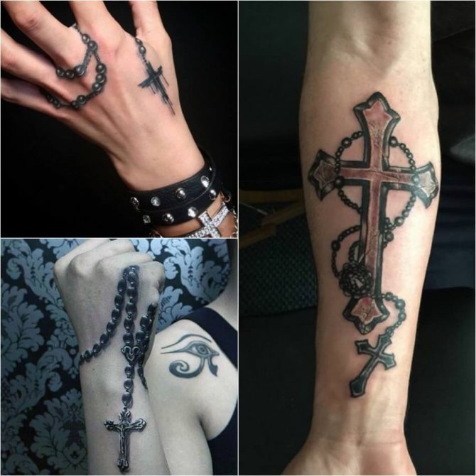 Croix de tatouage - Combinaisons de croix populaires - Croix et autres motifs - Croix et brosses de tatouage