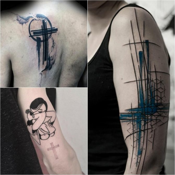 Croix de tatouage - Croix de tatouage pour hommes - Croix de tatouage pour hommes