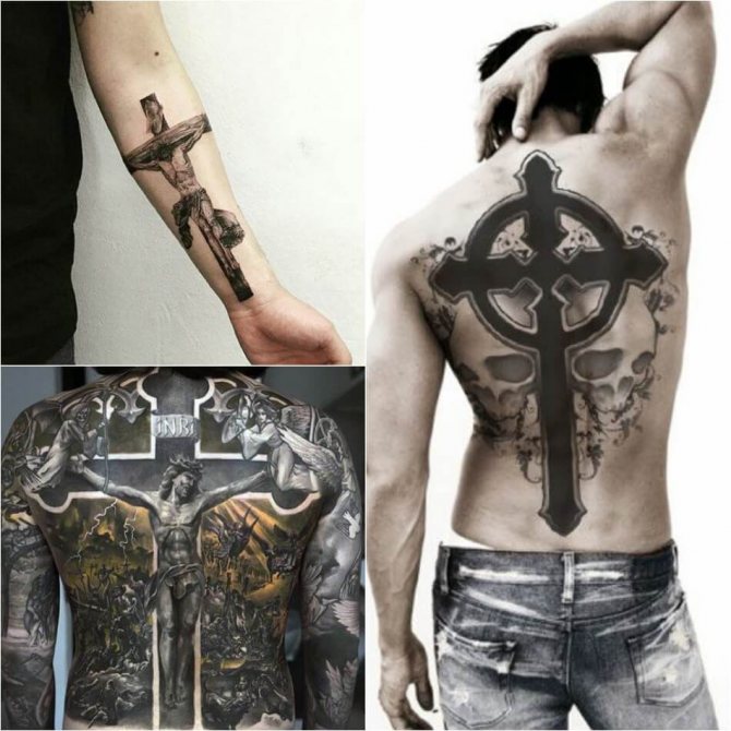 Croix de tatouage - Croix de tatouage pour hommes - Croix de tatouage pour hommes