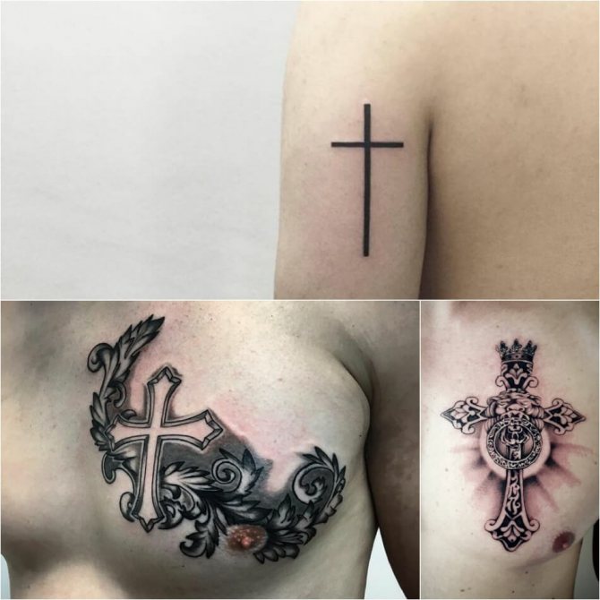 Croix de tatouage - Croix de tatouage pour hommes - Croix de tatouage pour hommes
