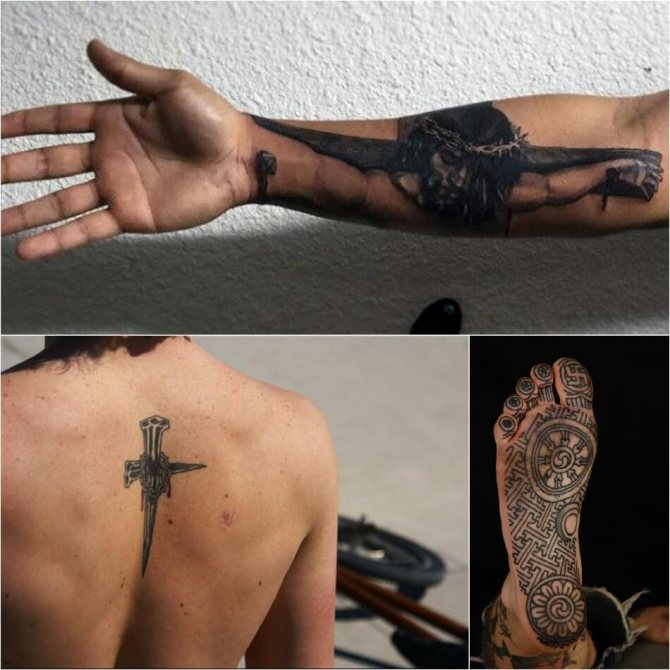 Croix de tatouage - Croix de tatouage pour hommes - Croix de tatouage pour hommes