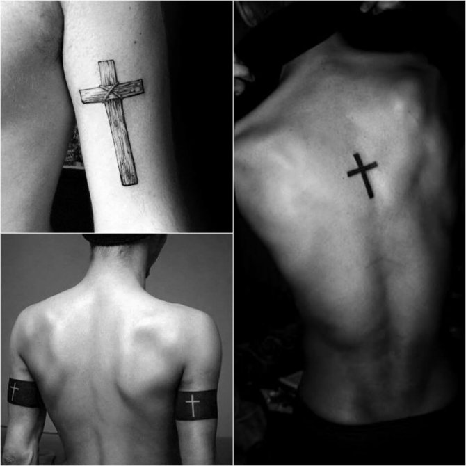 Croix de tatouage - Croix de tatouage pour hommes - Croix de tatouage pour hommes