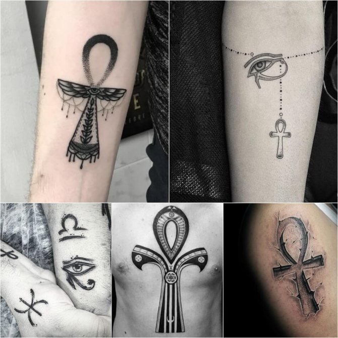 Tatouage Croix - Idées et Significations de Tatouage Croix - Tatouage Ankh