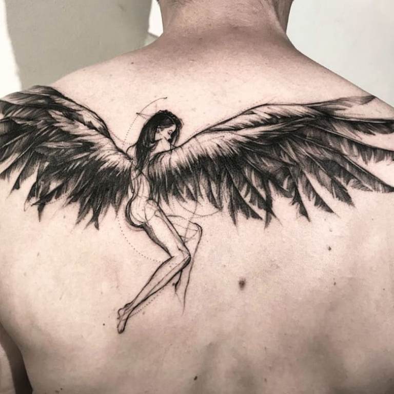 Ailes de tatouage