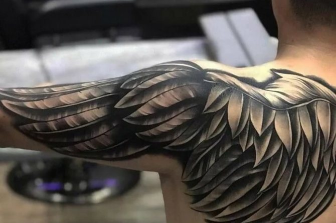 Ailes de tatouage