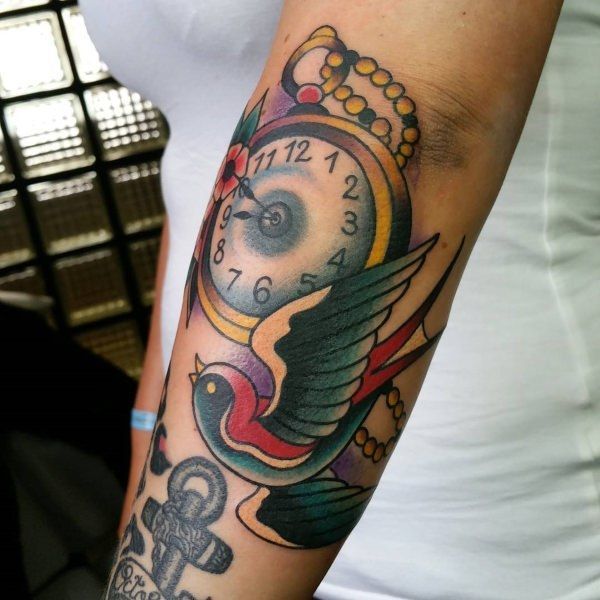 Hirondelle tatouée - photo