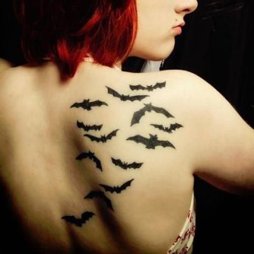 tatouage de chauve-souris