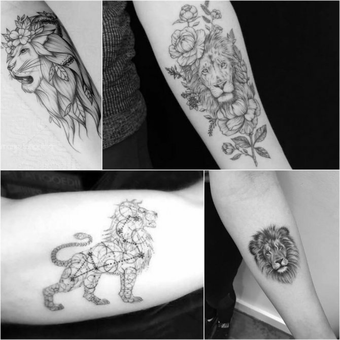 Tattoo Leo - Tatouage Leo sur le bras - Tatouage Leo Sleeve