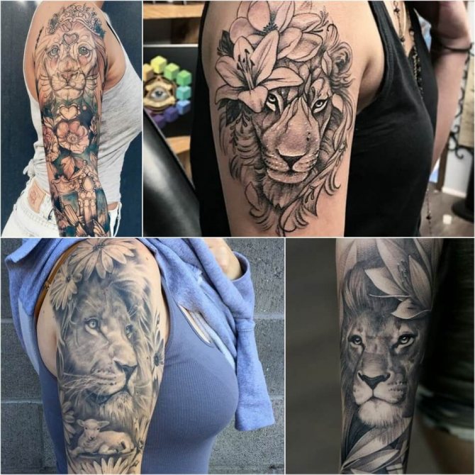 Tattoo Leo - Tatouage Leo sur le bras - Tatouage Leo Sleeve