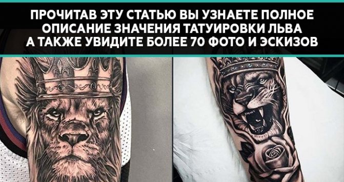 Signification du tatouage du lion