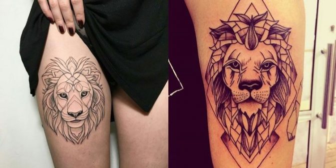 Tattoo lion
