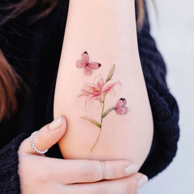 signification du tatouage de lys