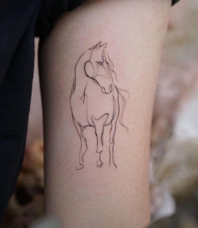 signification du tatouage de cheval
