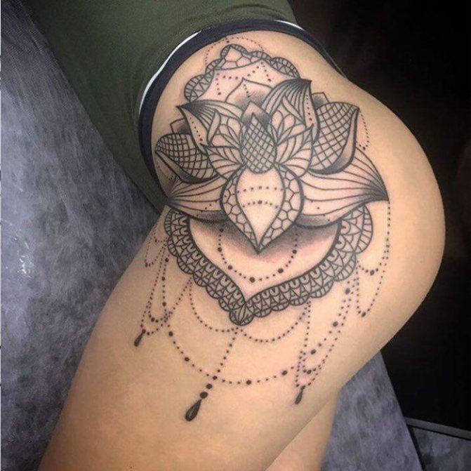 signification du tatouage sur le graphique de la hanche
