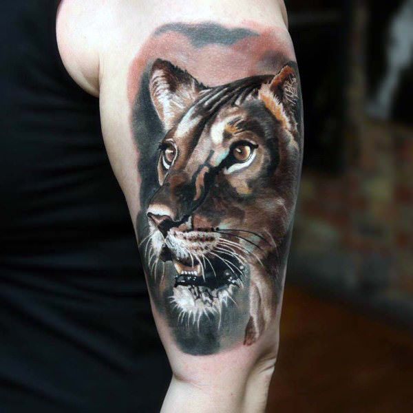 tatouage de lionne