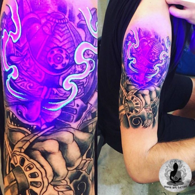 Tattoo Master Soma Art, Tatouage UV, Tatouage Fluorescent, Tatouage sous lumière noire