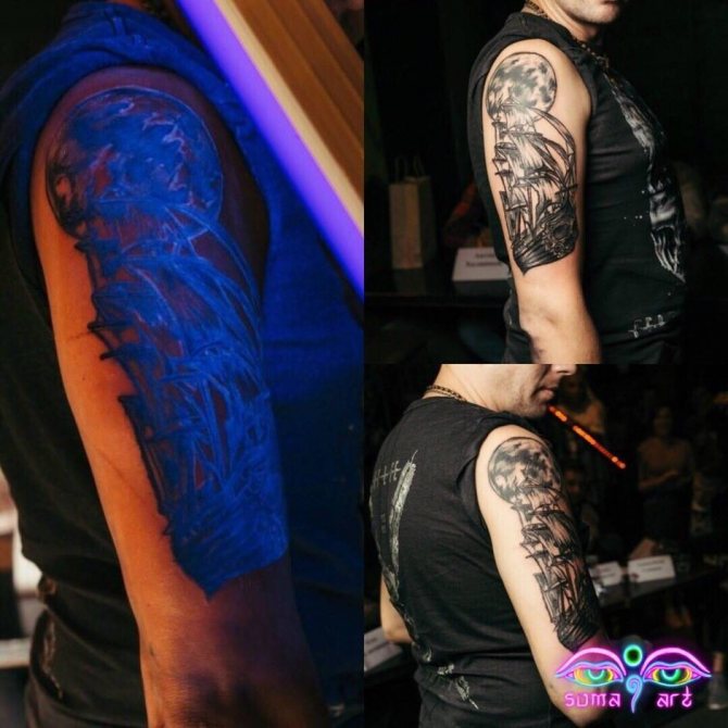 Tattoo Master Soma Art, Tatouage UV, Tatouage Fluorescent, Tatouage sous lumière noire
