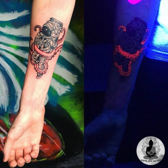 Tattoo Master Soma Art, Tatouage UV, Tatouage Fluorescent, Tatouage sous lumière noire