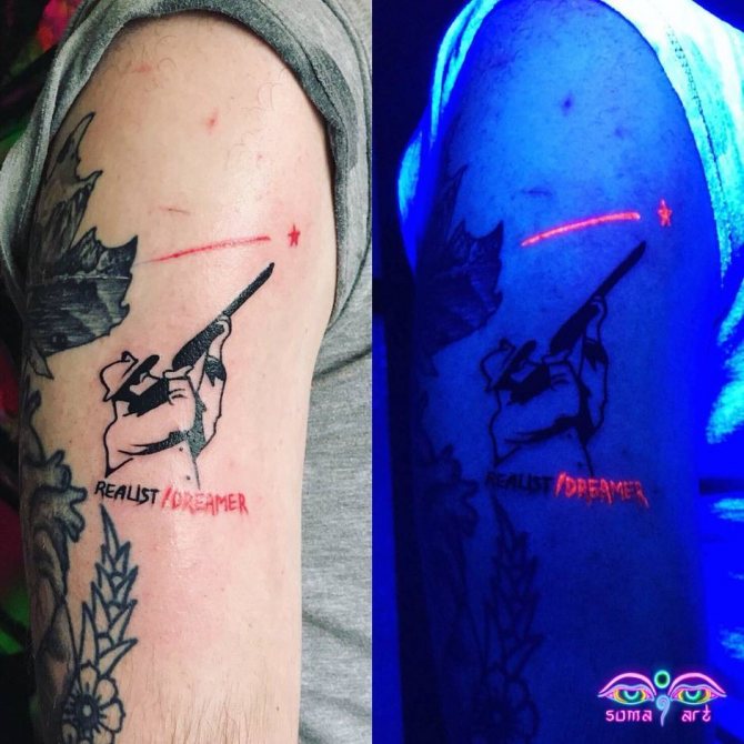 Tattoo Master Soma Art, Tatouage UV, Tatouage Fluorescent, Tatouage sous lumière noire