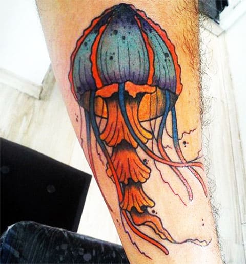 Tatouage de méduse
