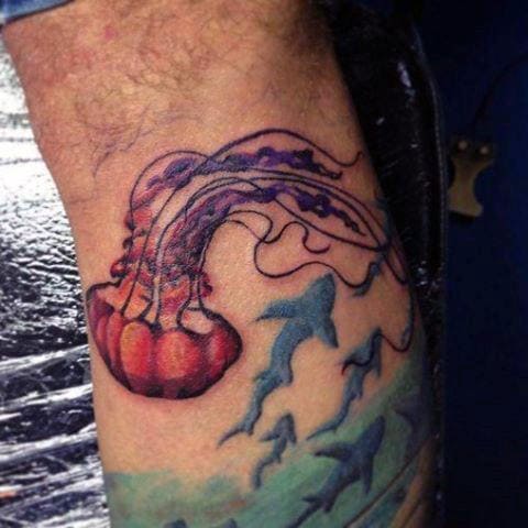Tatouage de méduse