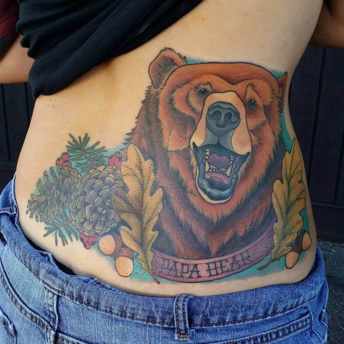 ours tatoué