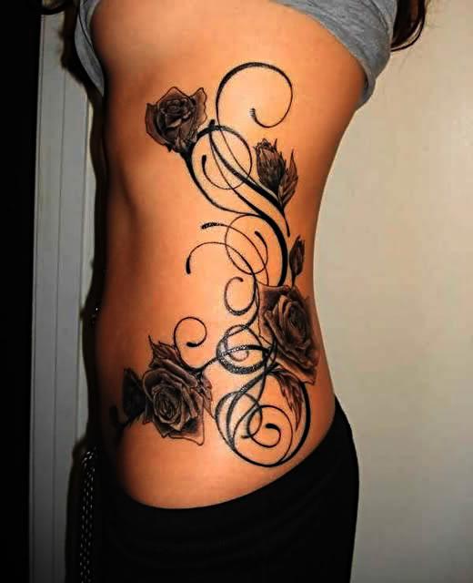 tatouage sur le côté