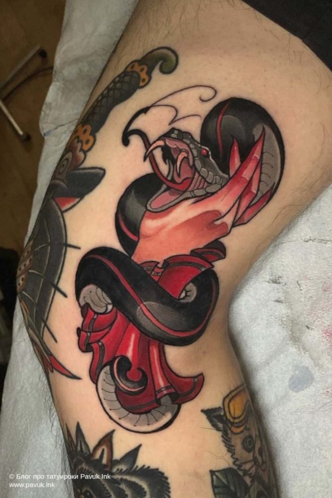 tatouage sur les genoux 17