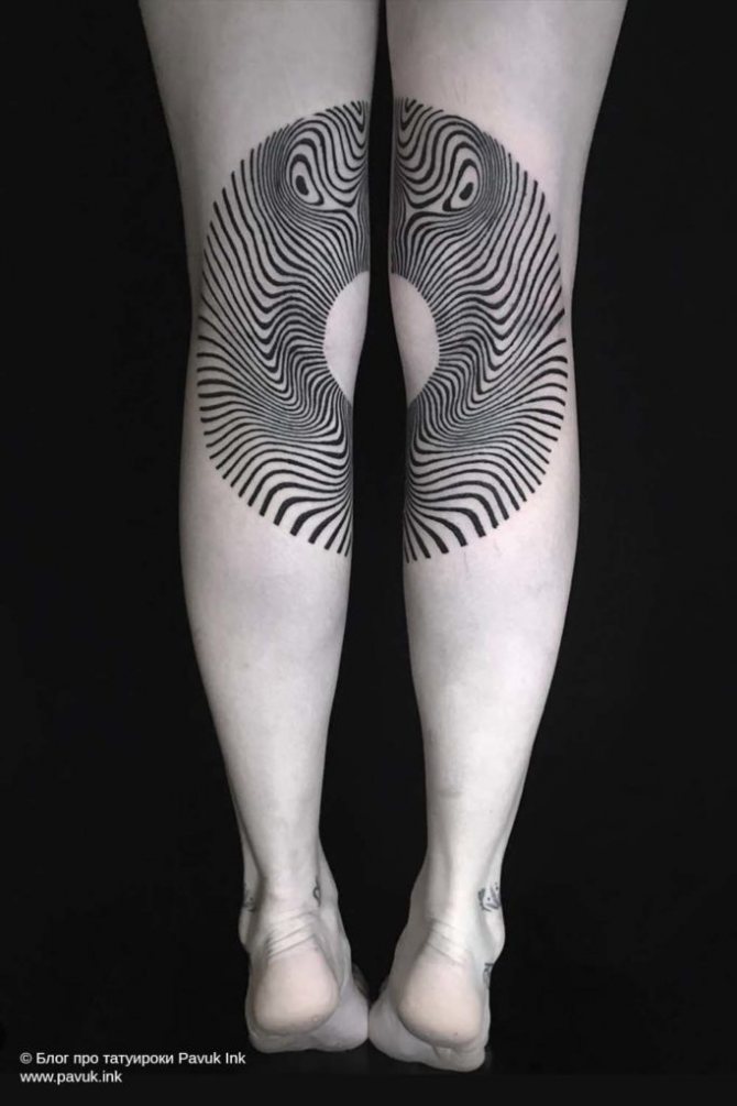 tatouage sur les genoux 21