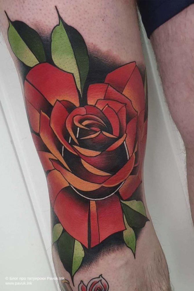 tatouage sur les genoux 28