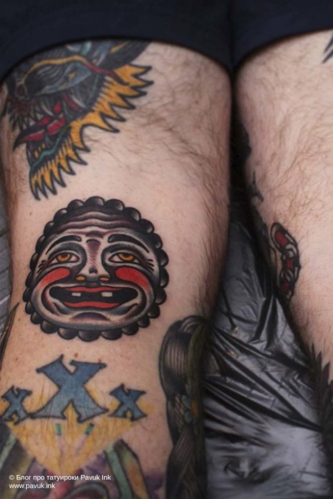 tatouage sur les genoux 31