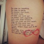 tatouage en allemand